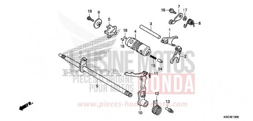 GEARSHIFT DRUM C125AK de 2019